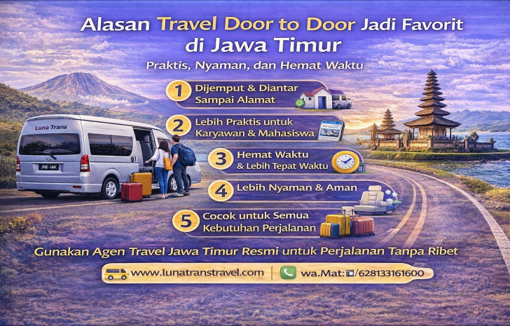 Alasan Travel Door to Door Jadi Favorit di Jawa Timur